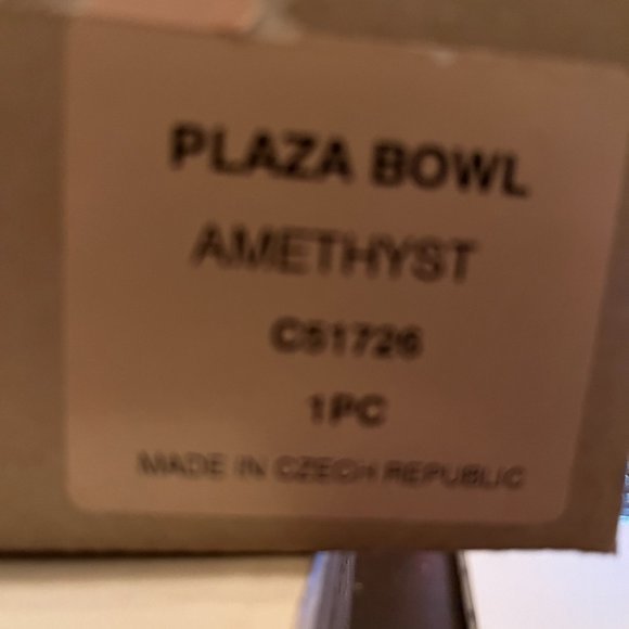 Vintage Block China Plaza Amethyst‎ Bowl (original box) - Picture 6 of 7